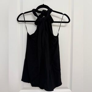 Zara Black Tie Front Camisole